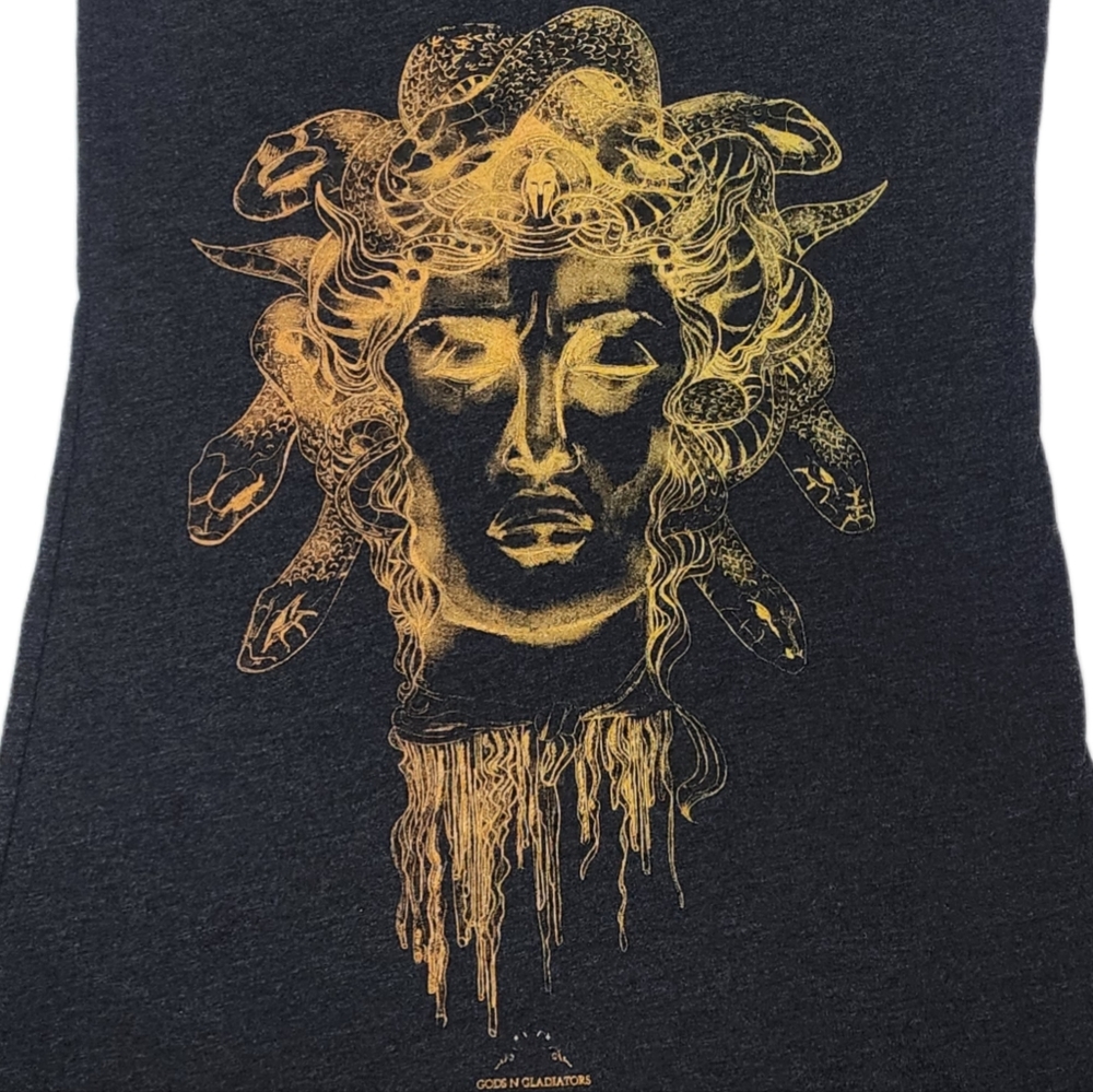 Gladiator Art & Apparel. Handmade. Medusa, Racerback Tank. Size: XS-XXL - Picture 2 of 6